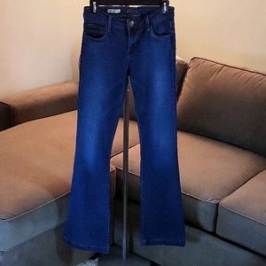 Modern boot-cut denim